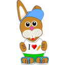 Funny Bunny With Summer Fashion Wear