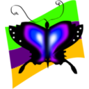 download Butterfly clipart image with 45 hue color