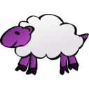 download Sheep clipart image with 270 hue color