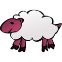 download Sheep clipart image with 315 hue color