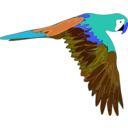 download Guacamaya clipart image with 180 hue color