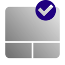 download Touchpad Enable Icon clipart image with 135 hue color
