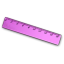 download Ruller clipart image with 270 hue color