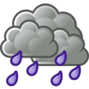 download Tango Weather Showers Scattered clipart image with 45 hue color
