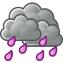 download Tango Weather Showers Scattered clipart image with 90 hue color