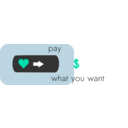 download Pay What You Want Button1 clipart image with 135 hue color