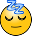 Emoticons Sleeping Face