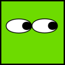download Eyes Looking clipart image with 90 hue color