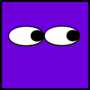 download Eyes Looking clipart image with 270 hue color