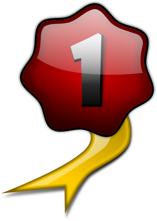 Glossy No 1 Ribbon