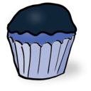 download Chocolate Muffin clipart image with 180 hue color