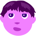 download Boy clipart image with 270 hue color