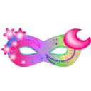 download Mask clipart image with 270 hue color