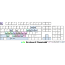 download Keyboard Mappings For Clvc clipart image with 90 hue color
