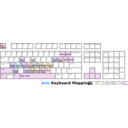 download Keyboard Mappings For Clvc clipart image with 180 hue color