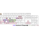 download Keyboard Mappings For Clvc clipart image with 225 hue color