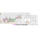 download Keyboard Mappings For Clvc clipart image with 270 hue color