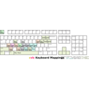 download Keyboard Mappings For Clvc clipart image with 315 hue color