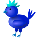 download Chicken clipart image with 180 hue color