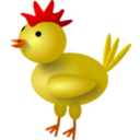 download Chicken clipart image with 0 hue color