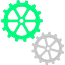 download Gears clipart image with 90 hue color