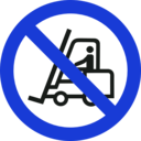 download No Elevator clipart image with 225 hue color