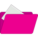 download Folder clipart image with 270 hue color