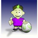 download Soccer Toon clipart image with 45 hue color