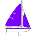 download Sailing Parts Of Boat Illustration clipart image with 90 hue color