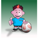 download Soccer Toon clipart image with 315 hue color