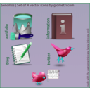 download Sencillo 4 Vector Icons clipart image with 135 hue color