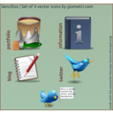 Sencillo 4 Vector Icons