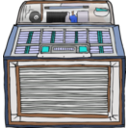 download Jukebox clipart image with 180 hue color