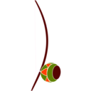 download Berimbau clipart image with 315 hue color