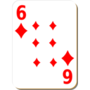 White Deck 6 Of Diamonds