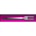 download Dinner Fork clipart image with 315 hue color