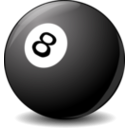 download 8 Ball clipart image with 90 hue color