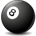 download 8 Ball clipart image with 180 hue color