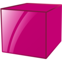 download Cube clipart image with 225 hue color