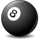 download 8 Ball clipart image with 0 hue color