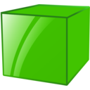 download Cube clipart image with 0 hue color