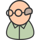 download Elder clipart image with 0 hue color