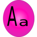 download Letter Icon clipart image with 270 hue color