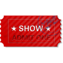 Ticket Admit One With Stamp