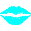 download Lips clipart image with 180 hue color