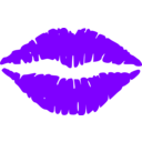 download Lips clipart image with 270 hue color