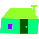 download House clipart image with 90 hue color