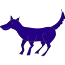 download Dog clipart image with 225 hue color