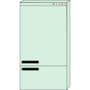 download Fridge clipart image with 225 hue color