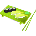download Sushi clipart image with 45 hue color